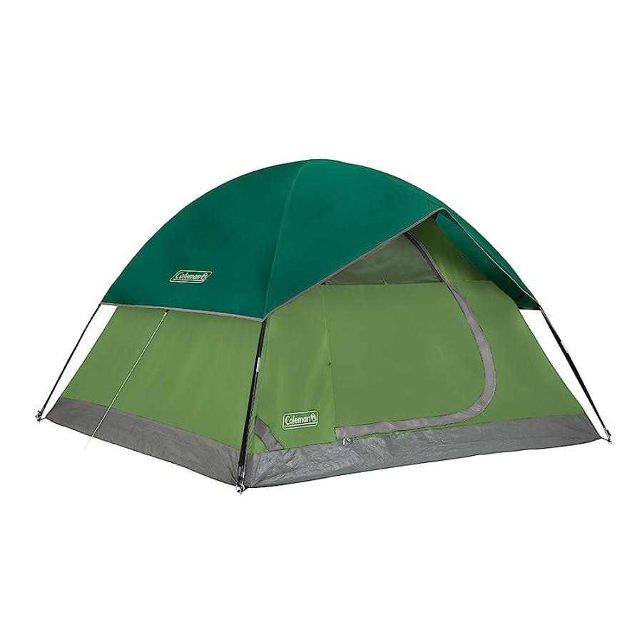 COLEMAN SUNDOME CAMPING TENT, 2/3/4/6 PERSON DOME TENT WITH EASY SETUP, INCLUDED RAINFLY AND WEATHERTEC FLOOR TO BLOCK OUT WATER, 2 WINDOWS AND 1 | Coleman