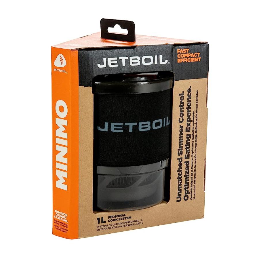 JETBOIL MINIMO CAMPING AND BACKPACKING STOVE COOKING SYSTEM WITH ADJUSTABLE HEAT CONTROL (CARBON) | JETBOIL | 05