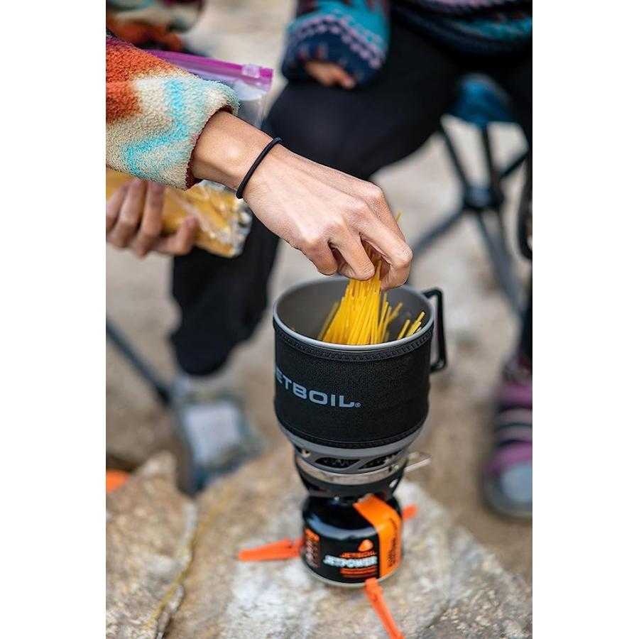 JETBOIL MINIMO CAMPING AND BACKPACKING STOVE COOKING SYSTEM WITH ADJUSTABLE HEAT CONTROL (CARBON) | JETBOIL | 07