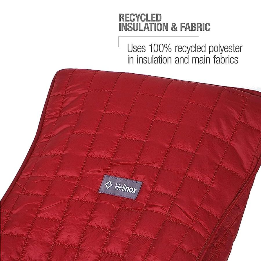 HELINOX SEAT WARMER INSULATED FITTED CHAIR COVER, SUNSET/BEACH, SCARLET/IRON | Helinox | 03