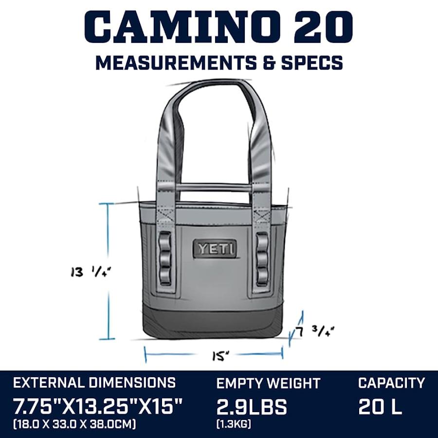 YETI CAMINO 20 CARRYALL WITH INTERNAL DIVIDERS, ALL-PURPOSE UTILITY BAG, NORDIC PURPLE | YETI | 02