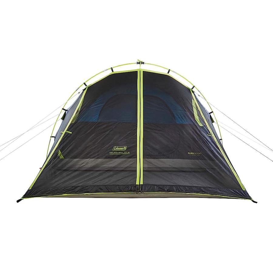 COLEMAN CAMPING TENT WITH SCREEN ROOM | 6 PERSON CARLSBAD DARK ROOM DOME TENT WITH SCREENED PORCH , GREEN/BLACK/TEAL | Coleman | 02
