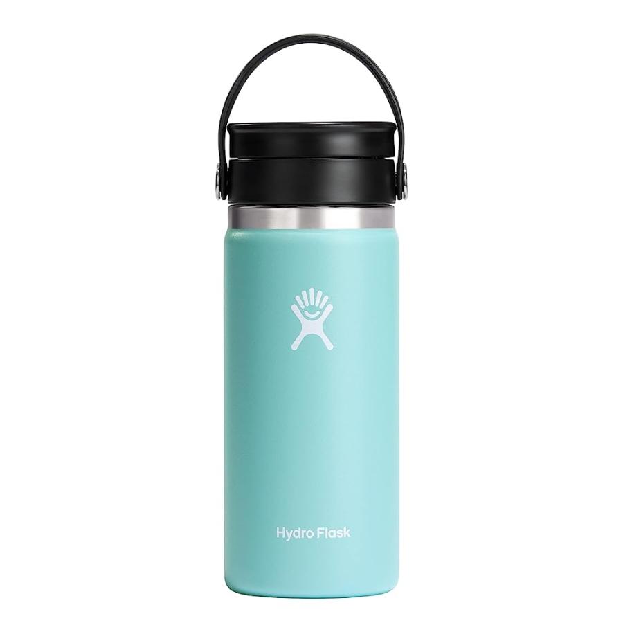 HYDRO FLASK 16 OZ WIDE MOUTH WITH FLEX SIP LID STAINLESS STEEL REUSABLE WATER BOTTLE DEW -VACUUM INSULATED, DISHWASHER SAFE, BPA-FREE, NON-TOXIC | HYDRO FLASK