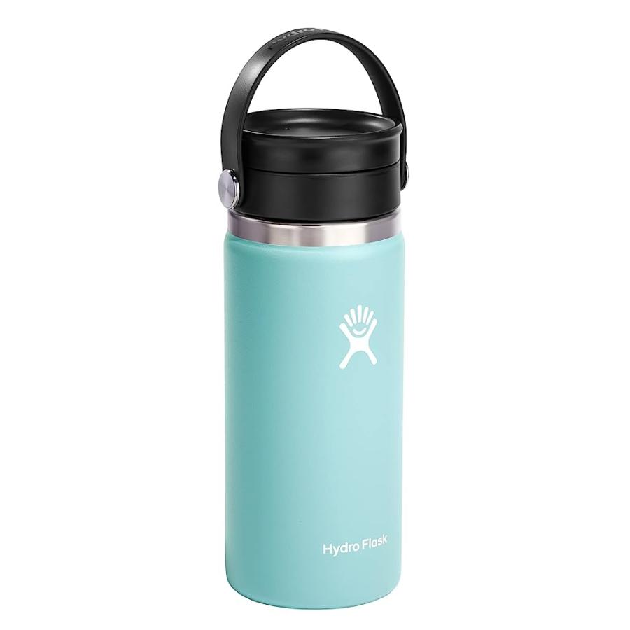 HYDRO FLASK 16 OZ WIDE MOUTH WITH FLEX SIP LID STAINLESS STEEL REUSABLE WATER BOTTLE DEW -VACUUM INSULATED, DISHWASHER SAFE, BPA-FREE, NON-TOXIC | HYDRO FLASK | 01