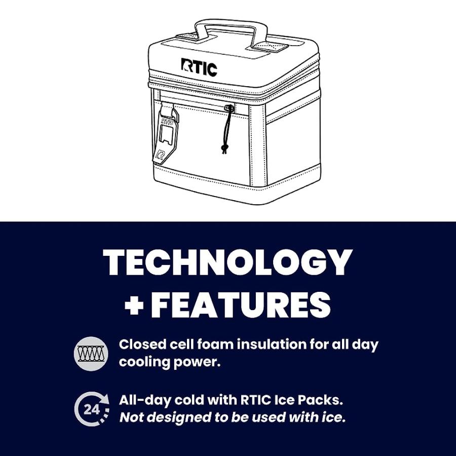 RTIC 28 CAN EVERYDAY COOLER, SOFT SIDED PORTABLE INSULATED COOLING FOR LUNCH, BEACH, DRINK, BEVERAGE, TRAVEL, CAMPING, PICNIC, FOR MEN AND WOMEN, |  | 03