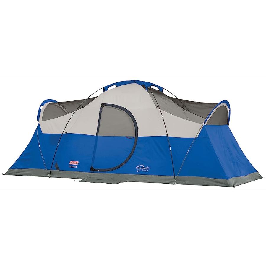 COLEMAN CAMPING TENT | 8 PERSON MONTANA CABIN TENT WITH HINGED DOOR | Coleman | 01
