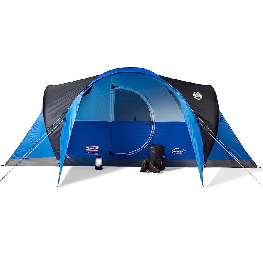 COLEMAN CAMPING TENT | 8 PERSON MONTANA CABIN TENT WITH HINGED DOOR | Coleman | 06