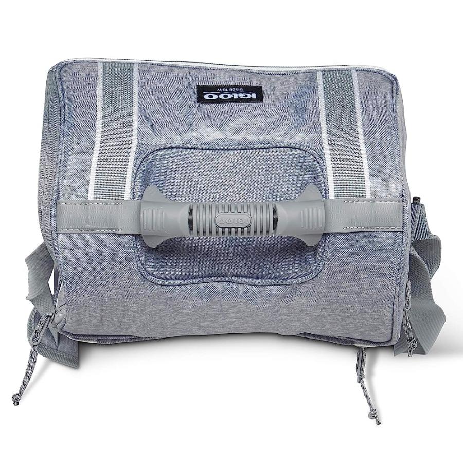 IGLOO 22 CAN PLAYMATE GRIPPER LARGE PORTABLE LUNCHBOX SOFT COOLER BAG, GRAY | igloo | 06