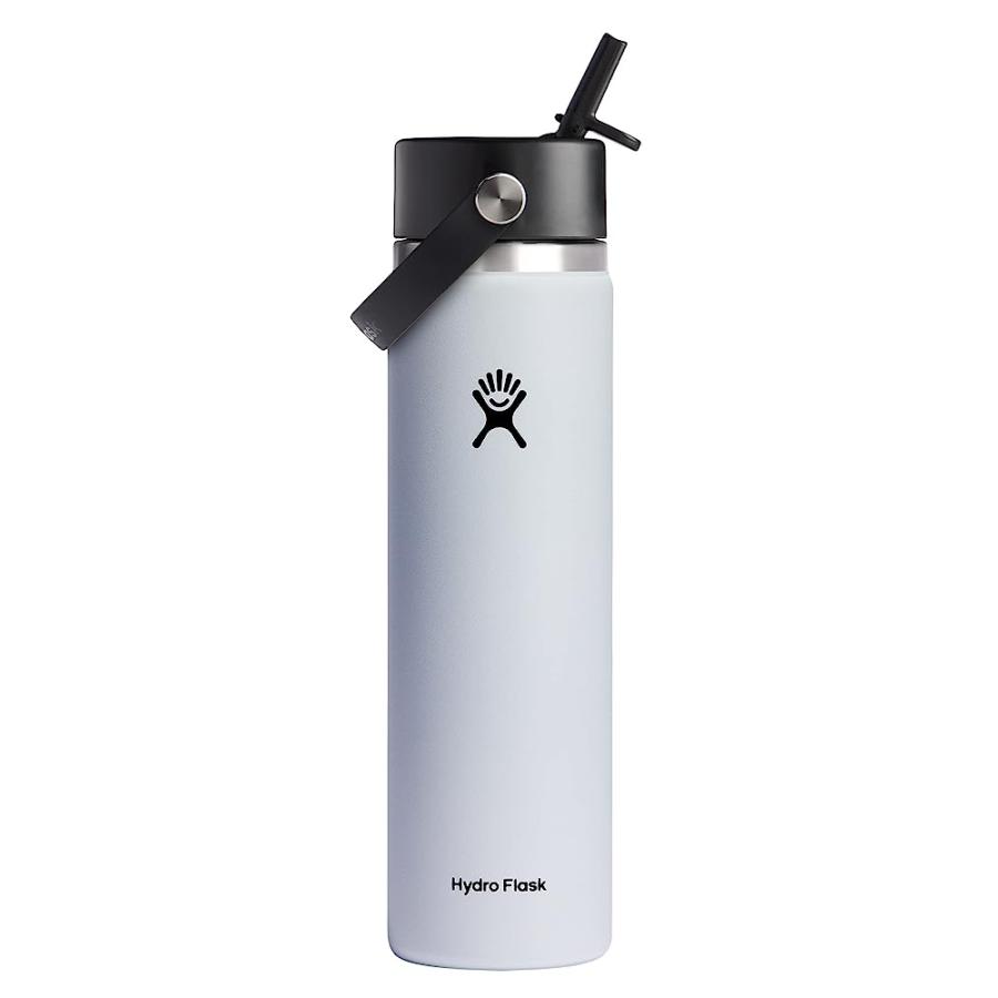 HYDRO FLASK 24 OZ WIDE FLEX STRAW CAP WHITE | HYDRO FLASK