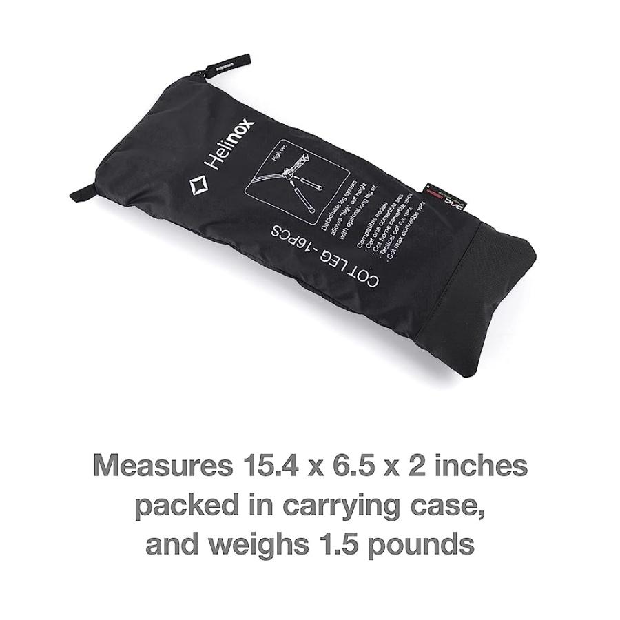 HELINOX COT MAX CAMPING COT LEG EXTENDERS (SET OF 16) | Helinox | 06