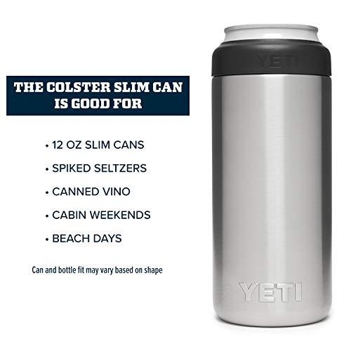 YETI Rambler 12オンス コルスター スリム缶クーラー:YETI 真空断熱 ステンレス製、ステンレス | YETI | 03