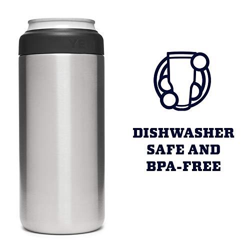 YETI Rambler 12オンス コルスター スリム缶クーラー:YETI 真空断熱 ステンレス製、ステンレス | YETI | 04