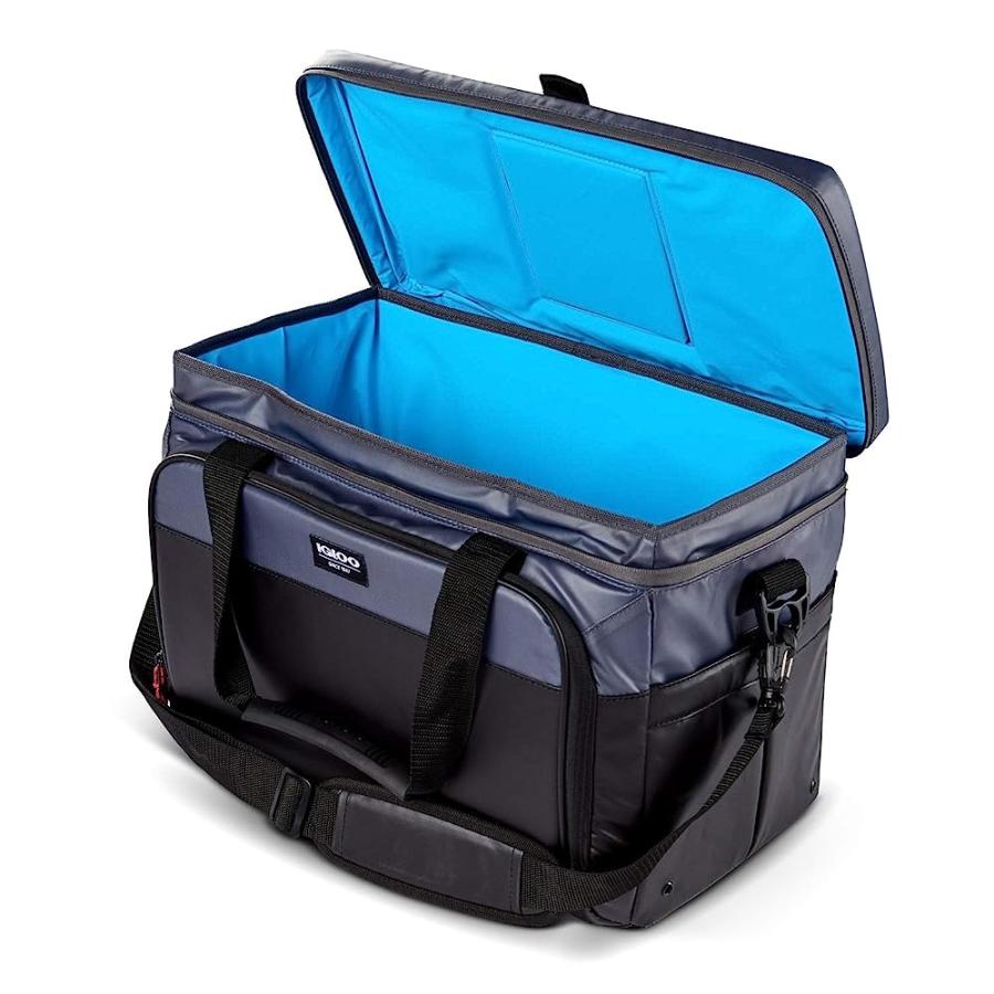 IGLOO COAST DURABLE AND COMPACT INSULATED 36-CAN COOLER DUFFEL BAG, DARK BLUE | igloo | 03