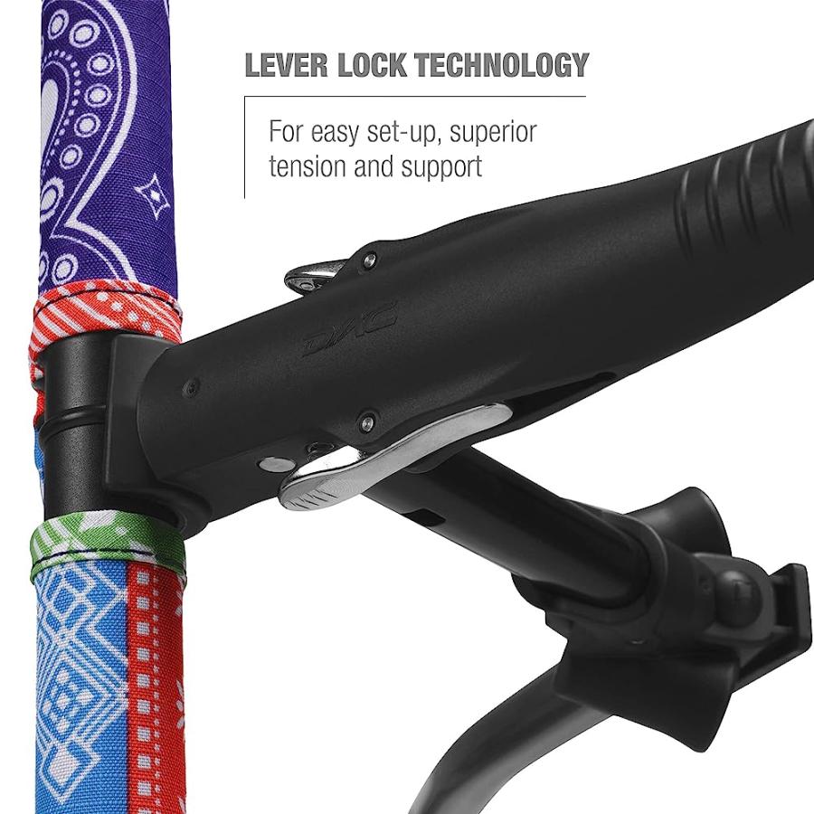 HELINOX COT ONE LIGHTWEIGHT, COMPACT, COLLAPSIBLE, PORTABLE CAMPING COT, REGULAR, RAINBOW BANDANA | Helinox | 05