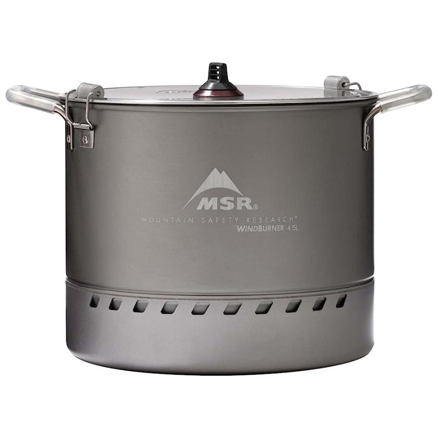 MSR WINDBURNER 4.5 LITER NONSTICK CAMPING AND BACKPACKING STOCK POT,GRAY | MSR