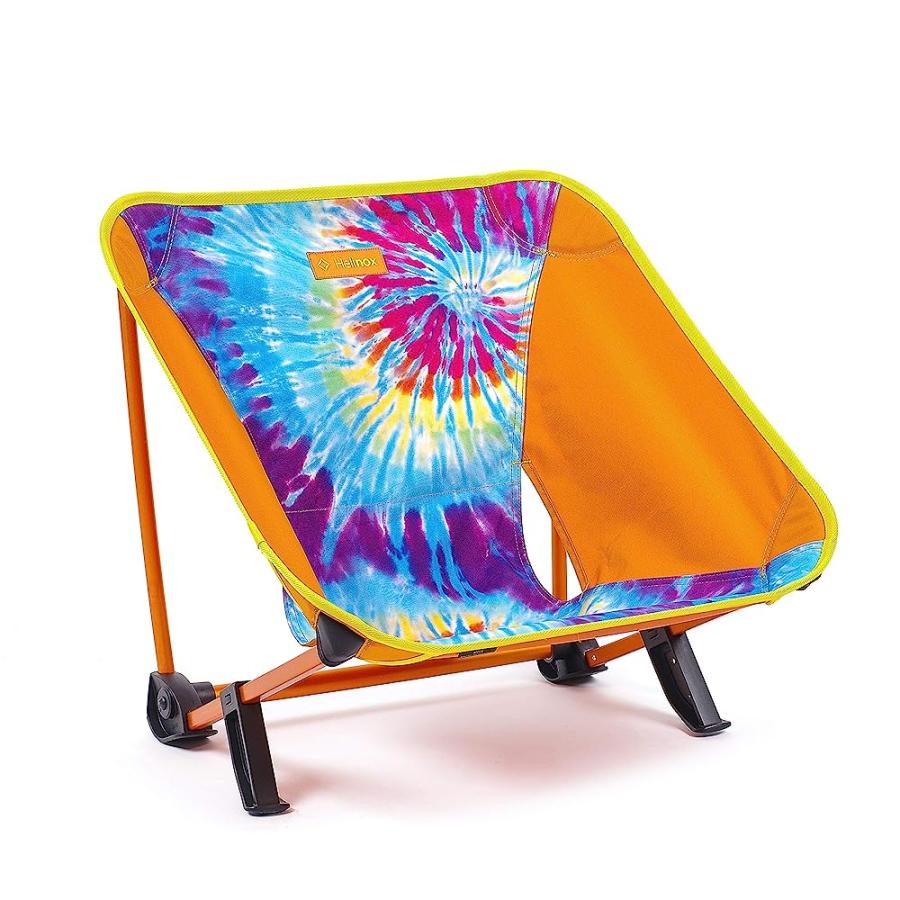 HELINOX INCLINE FESTIVAL CHAIR ADJUSTABLE OUTDOOR FOLDING CHAIR FOR EVENTS, TIE DYE | Helinox