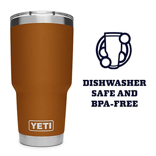 YETI Rambler 30オンス タンブラー マグスライダー蓋付き 真空断熱 ステンレス製、クレイ | YETI | 03