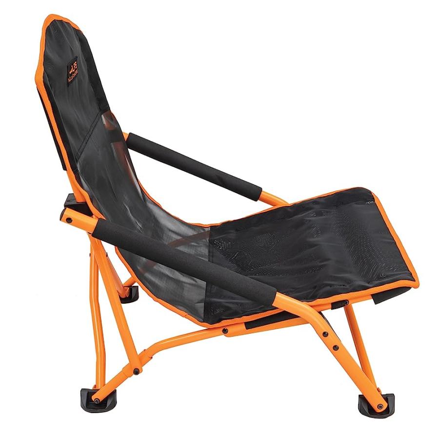 ALPS MOUNTAINEERING RENDEZVOUS ELITE CAMPING CHAIR, ONE SIZE, BLACK/APRICOT - NEW | ALPS MOUNTAINEERING | 01