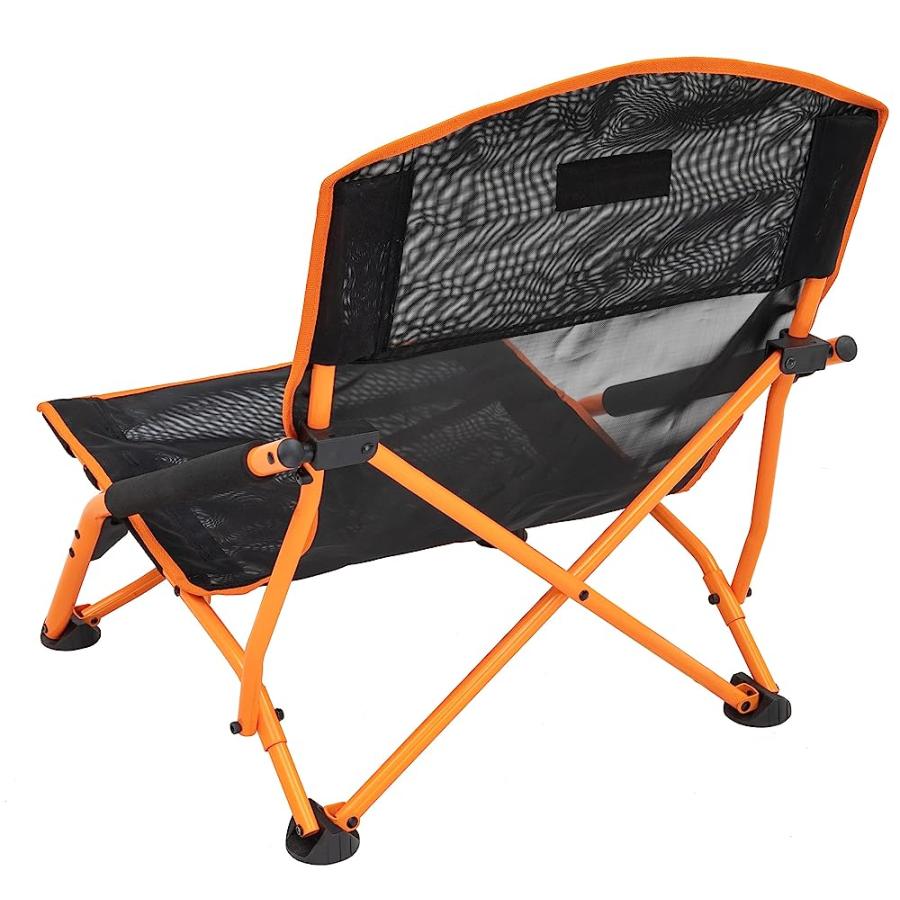 ALPS MOUNTAINEERING RENDEZVOUS ELITE CAMPING CHAIR, ONE SIZE, BLACK/APRICOT - NEW | ALPS MOUNTAINEERING | 02
