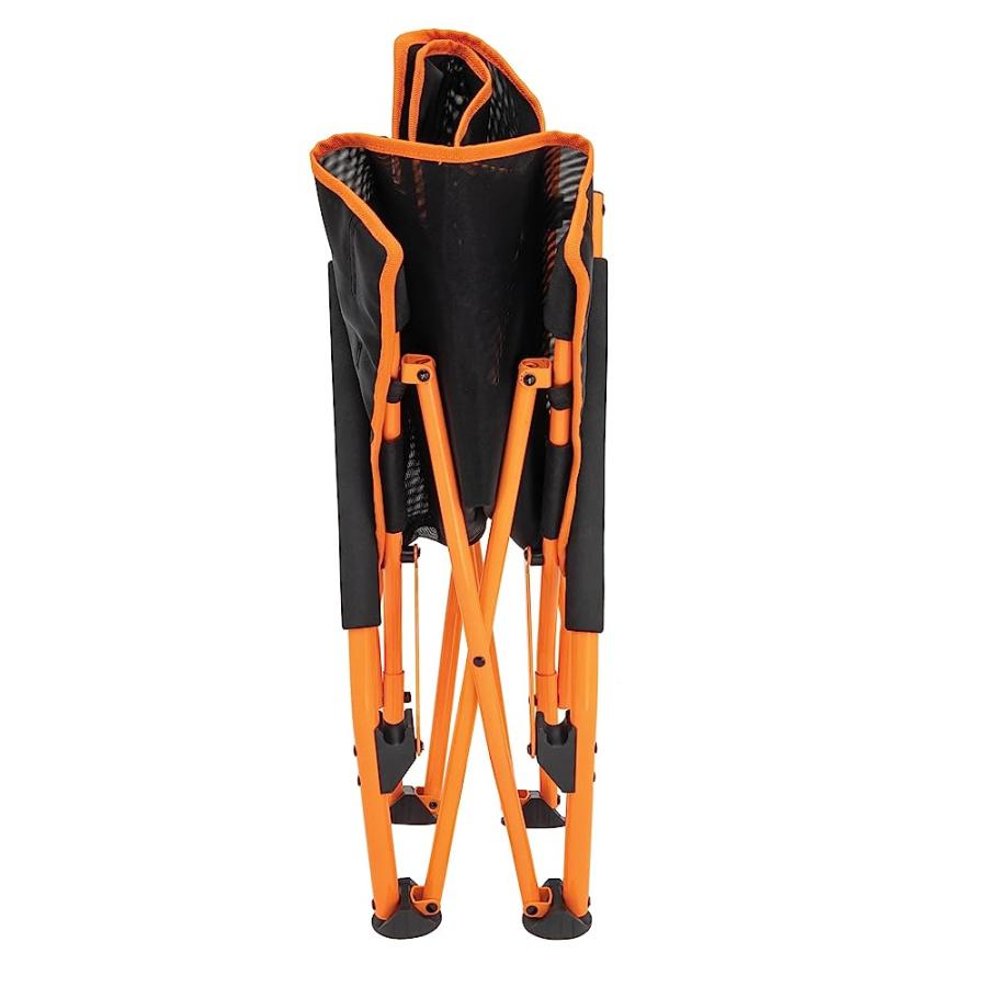 ALPS MOUNTAINEERING RENDEZVOUS ELITE CAMPING CHAIR, ONE SIZE, BLACK/APRICOT - NEW | ALPS MOUNTAINEERING | 05