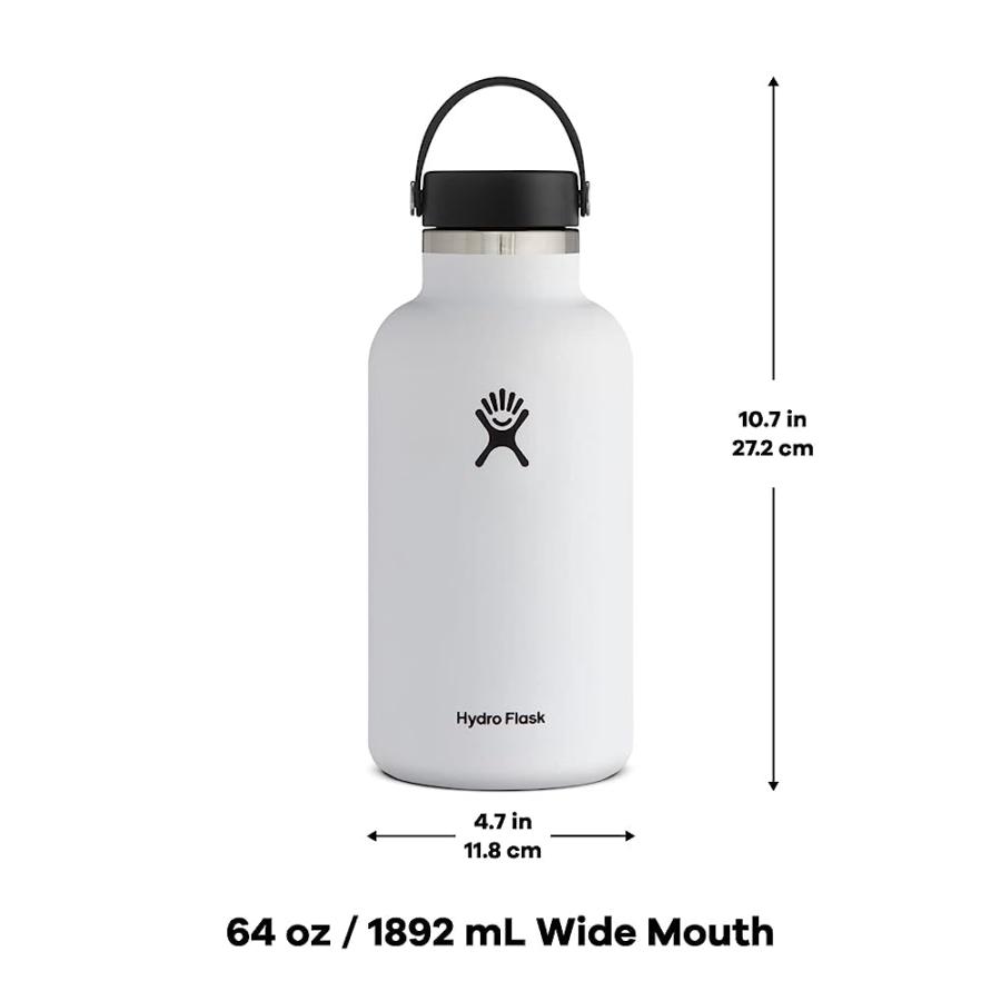 HYDRO FLASK 64 OZ WIDE MOUTH WITH FLEX CAP STAINLESS STEEL REUSABLE WATER BOTTLE LUPINE -VACUUM INSULATED, DISHWASHER SAFE, BPA-FREE, NON-TOXIC | HYDRO FLASK | 03