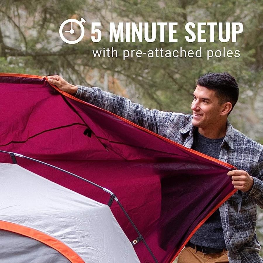 COLEMAN SKYDOME CAMPING TENT | 4 PERSON, BLACKBERRY | Coleman | 01