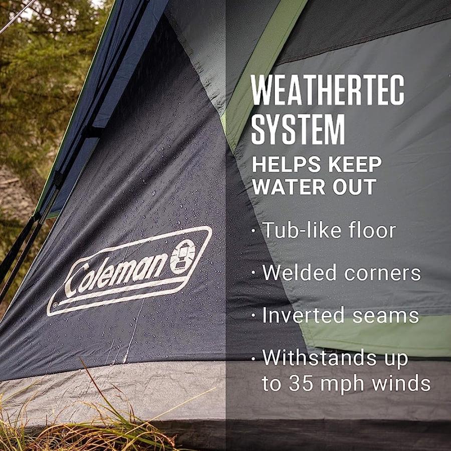 COLEMAN SKYDOME CAMPING TENT | 4 PERSON, BLACKBERRY｜usdirectmax｜04