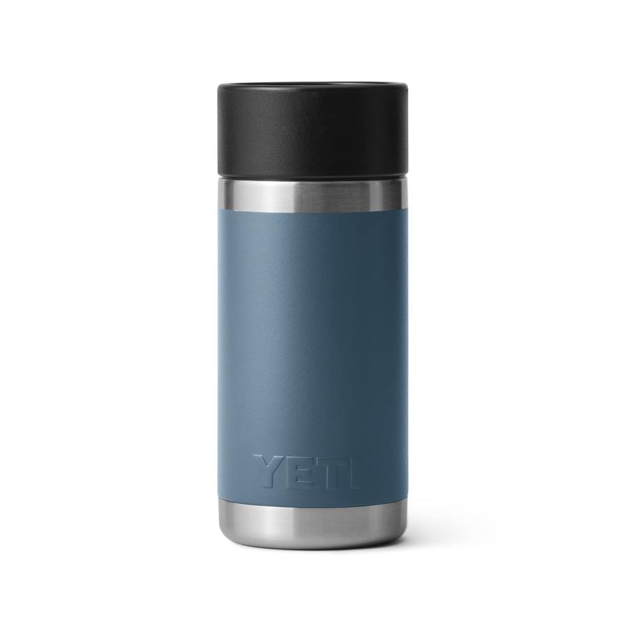 YETI Rambler 12オンス ボトル キャップ付き 真空断熱 ステンレス製、ノルディックブルー | YETI | 01