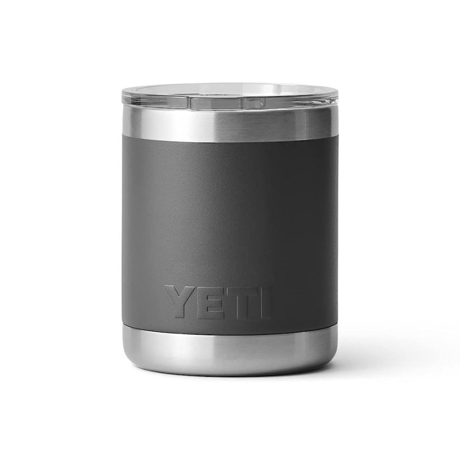 YETI RAMBLER 10 OZ LOWBALL, VACUUM INSULATED, STAINLESS STEEL WITH MAGSLIDER LID, CHARCOAL | YETI | 04