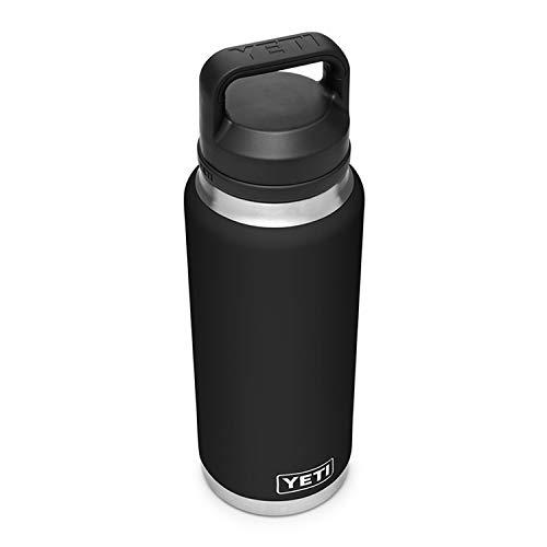 YETI Rambler 36オンス ボトル キャップ付き 真空断熱 ステンレス製、ブラック | YETI | 02