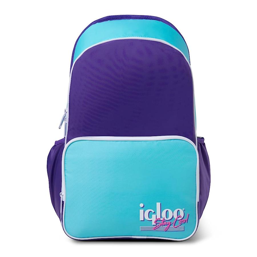 IGLOO RETRO BACKPACK, PURPLE | igloo