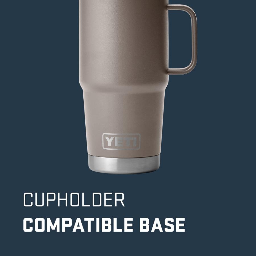 YETI Rambler 20オンス トラベルマグ ストロングホールド蓋付き 真空断熱 ステンレス製、シャープテイルトープ | YETI | 01
