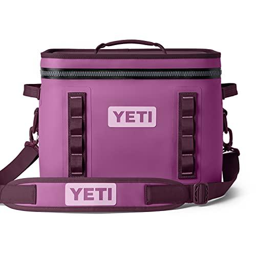 YETI Hopper Flip 18 ポータブルソフトクーラー:YETI、ノルディックパープル | YETI