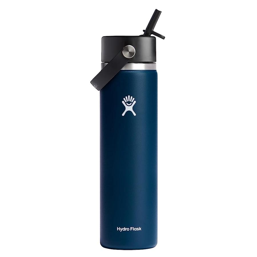 HYDRO FLASK 24 OZ WIDE FLEX STRAW CAP INDIGO | HYDRO FLASK
