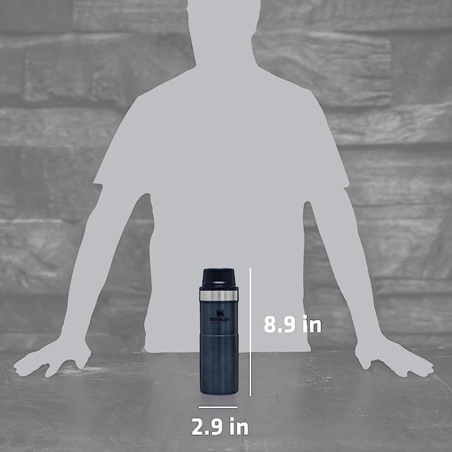 STANLEY CLASSIC TRIGGER ACTION TRAVEL MUG 16 OZ LEAK PROOF + PACKABLE HOT & COLD THERMOS DOUBLE WALL VACUUM INSULATED | STANLEY | 04