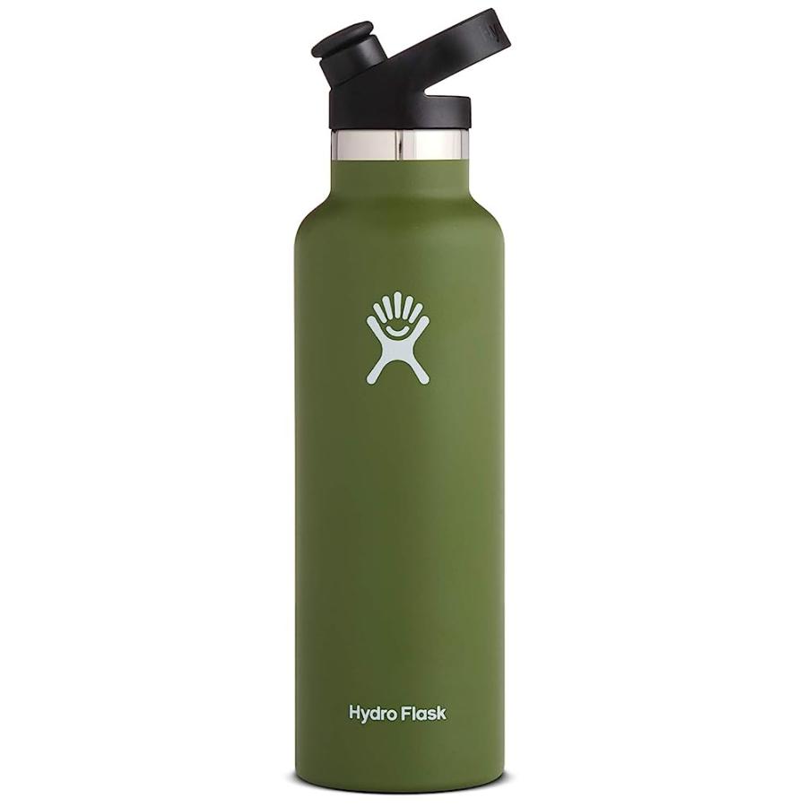 HYDRO FLASK 21 OZ WATER BOTTLE, SPORT CAP - OLIVE | HYDRO FLASK