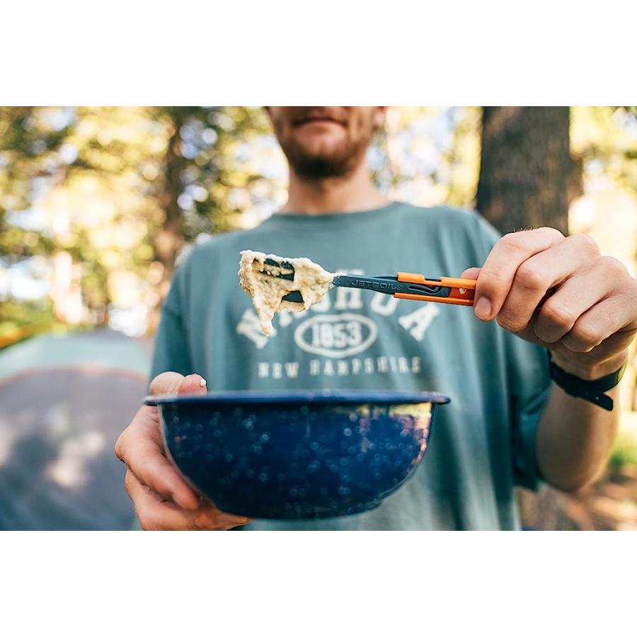 JETBOIL JETSET STOWABLE CAMPING UTENSIL SET, GREY ORANGE | JETBOIL | 02