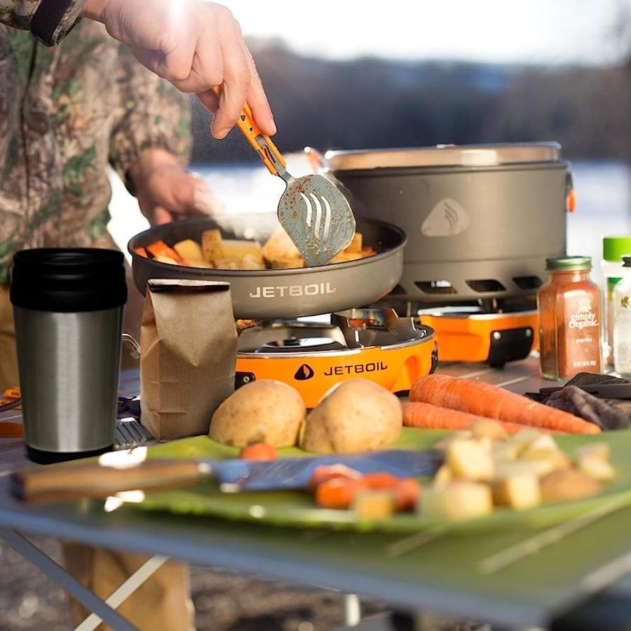 JETBOIL JETSET STOWABLE CAMPING UTENSIL SET, GREY ORANGE | JETBOIL | 06
