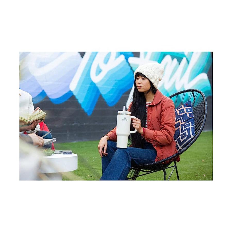 STANLEY BIG GRIP TRAVEL QUENCHER CREAM, 1 EA | STANLEY | 03