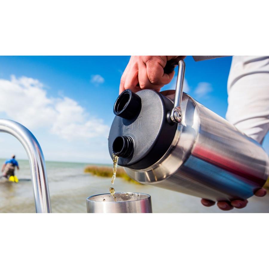 YETI Rambler 1ガロン ジャグ マグキャップ付き 真空断熱 ステンレス製、ステンレス | YETI | 06