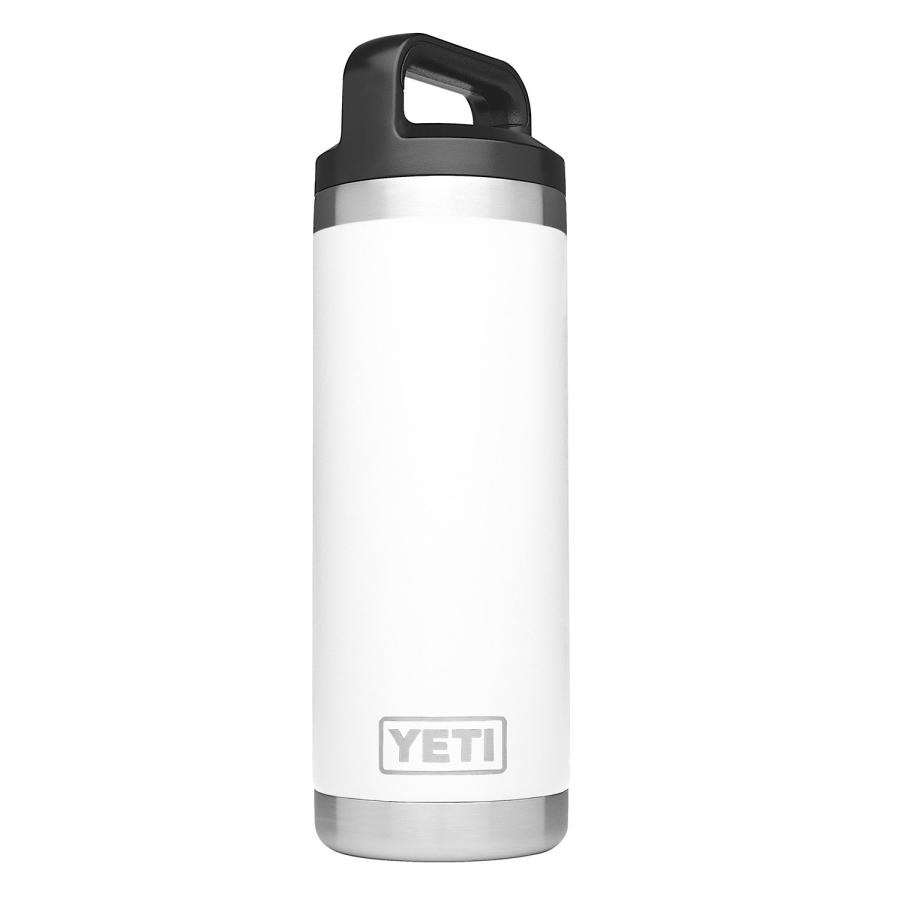 YETI Rambler 18オンス ボトル 真空断熱 ステンレス製、ホワイト | YETI