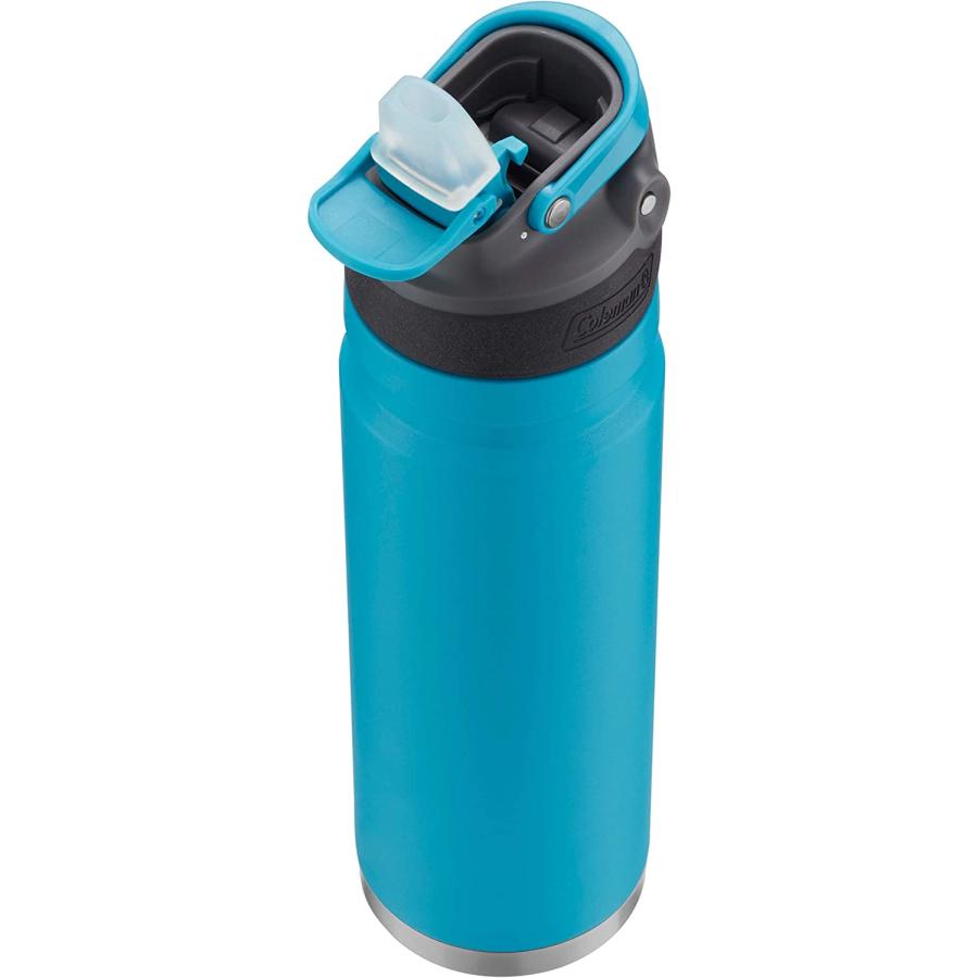 Coleman Switch AUTOSPOUT Stainless Steel Water Bottle, 24 oz, Caribbean Sea | Coleman | 01