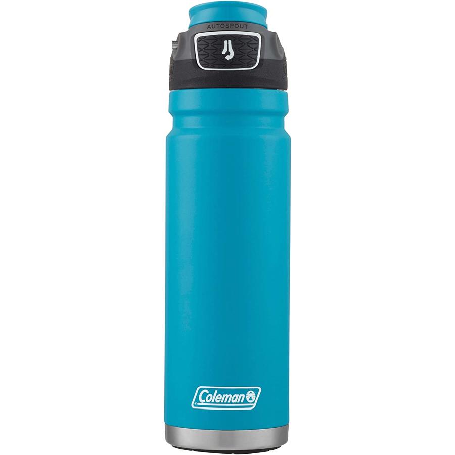 Coleman Switch AUTOSPOUT Stainless Steel Water Bottle, 24 oz, Caribbean Sea | Coleman | 02