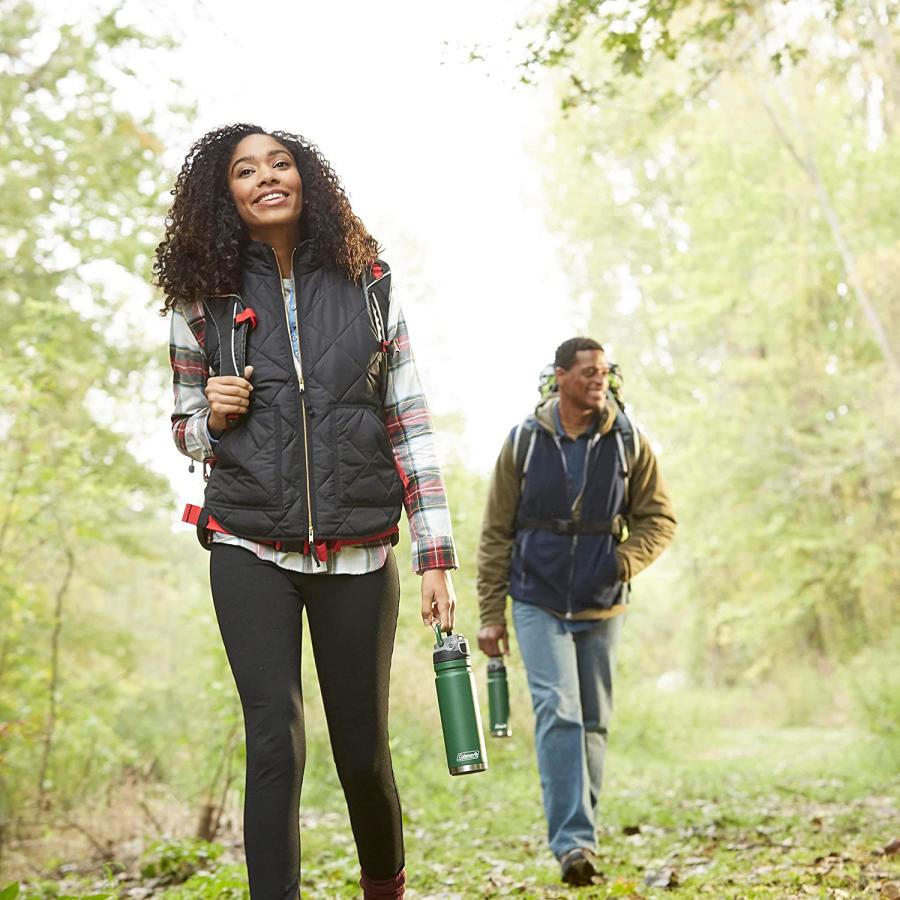 Coleman Switch AUTOSPOUT Stainless Steel Water Bottle, 24 oz, Caribbean Sea | Coleman | 05