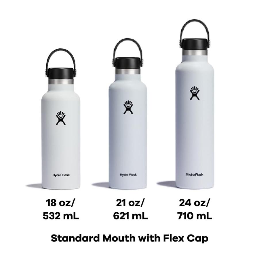 HYDRO FLASK 24 OZ STANDARD MOUTH WITH FLEX CAP STAINLESS STEEL REUSABLE WATER BOTTLE LUPINE -VACUUM INSULATED, DISHWASHER SAFE, BPA-FREE, NON-TOX｜usdirectmax｜05