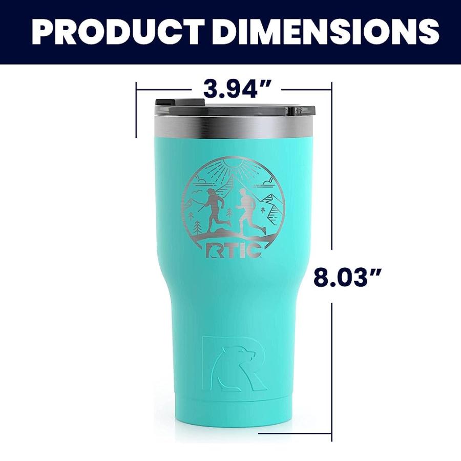 RTIC THE GET OUT AND GO INSULATED TUMBLER STAINLESS STEEL COFFEE TRAVEL MUG WITH LID, SPILL PROOF, HOT BEVERAGE AND COLD, PORTABLE THERMAL CUP, R |  | 01