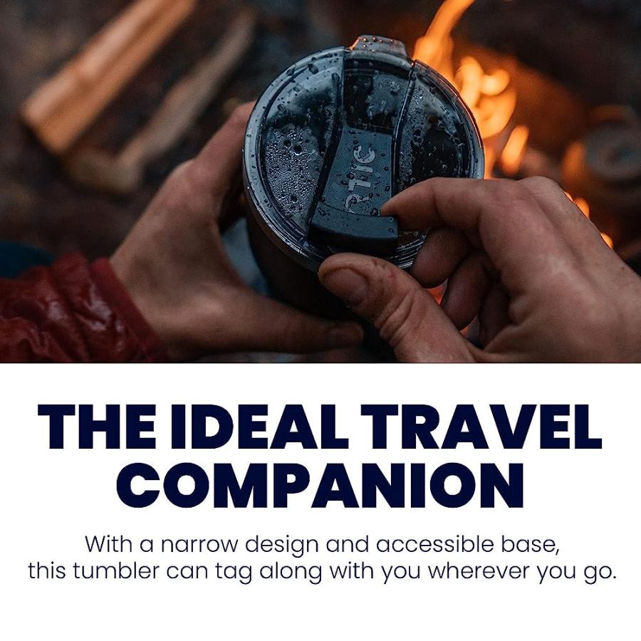 RTIC THE GET OUT AND GO INSULATED TUMBLER STAINLESS STEEL COFFEE TRAVEL MUG WITH LID, SPILL PROOF, HOT BEVERAGE AND COLD, PORTABLE THERMAL CUP, R |  | 04