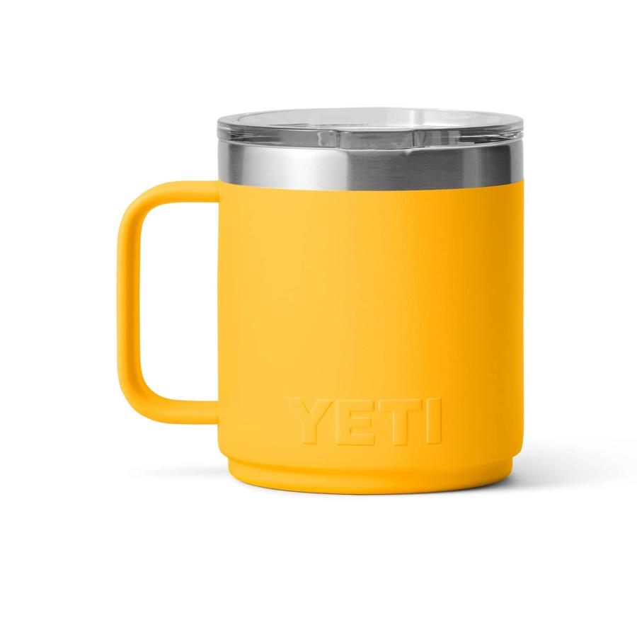YETI Rambler 10オンス スタッカブルマグ マグスライダー蓋付き 真空断熱 ステンレス製、アルパインイエロー | YETI | 02