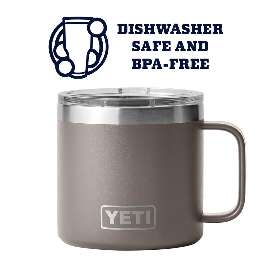YETI Rambler 14オンス マグカップ マグスライダー蓋付き 真空断熱 ステンレス製、シャープテイルトープ | YETI | 02
