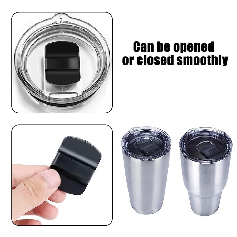 YETI 6 PIECES MAGSLIDER REPLACEMENT KITS MAGSLIDER TUMBLER LIDS FOR YETI RAMBLER OZARK TRAIL RTIC BPA FREE SHATTER-RESISTANT SPILL-RESISTANT DISH | YETI | 03